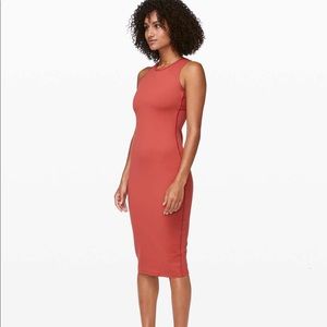 Lululemon picnic play dress "Brick Rose"